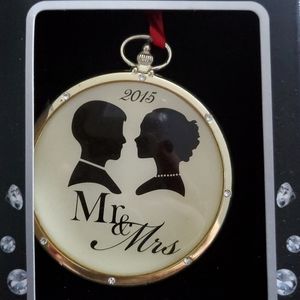 2015 Swarovski Mr. & Mrs. Christmas Ornament